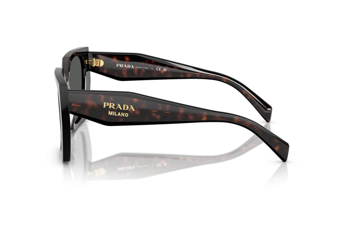 PRADA - 24B40L RADICE/NERO | OCCHIALE DA SOLE DONNA - PR 15WS CALIBRO 54