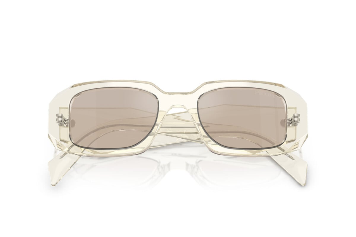 PRADA - 19X30N CHAMPAGNE TRASPARENTE | OCCHIALE DA SOLE DONNA - PR 17WS CALIBRO 49