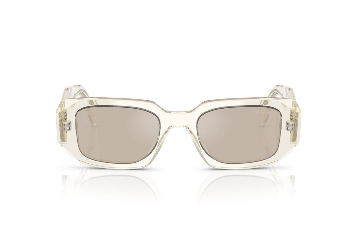 PRADA - 19X30N CHAMPAGNE TRASPARENTE | OCCHIALE DA SOLE DONNA - PR 17WS CALIBRO 49