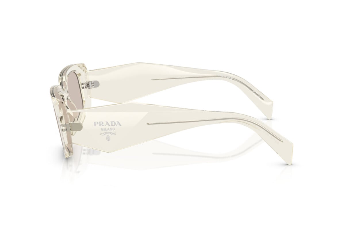 PRADA - 19X30N CHAMPAGNE TRASPARENTE | OCCHIALE DA SOLE DONNA - PR 17WS CALIBRO 49