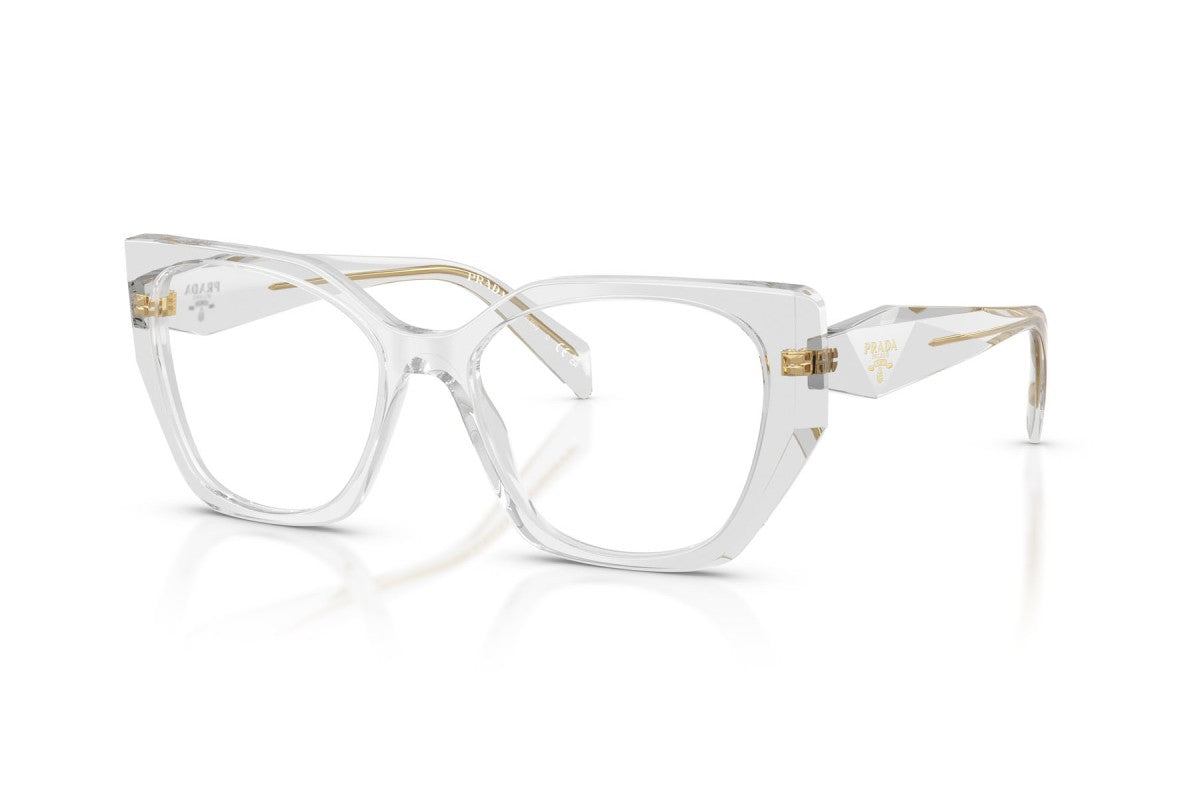 OCCHIALE DA VISTA DONNA | PRADA PR 18WV - 12R1O1 GRIGIO TRASPARENTE - CALIBRO 52