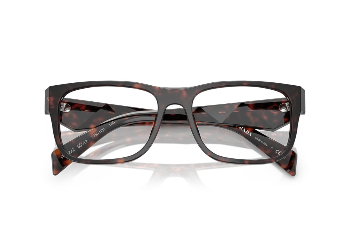 PRADA - 17N1O1 TARTARUGA DELLE RADICI | OCCHIALE DA VISTA UOMO - PR 22ZV CALIBRO 53