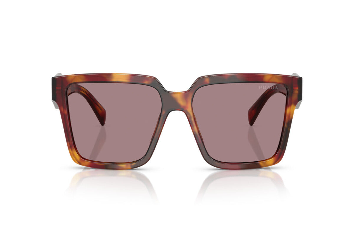 PRADA - 22A20I TARTARUGA PAPAVERO | OCCHIALE DA SOLE DONNA - PR 24ZS CALIBRO 56