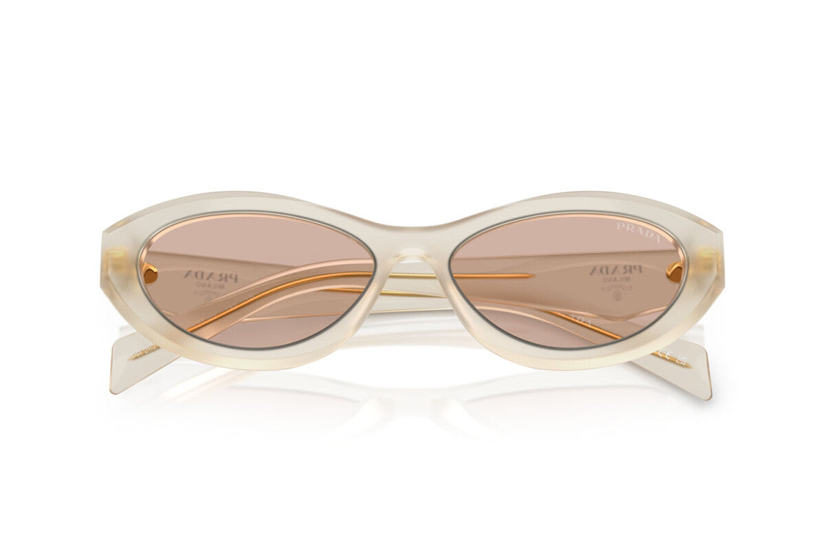 PRADA - 12V4I2 LATTE OPALE | OCCHIALE DA SOLE DONNA - PR 26ZS CALIBRO 55