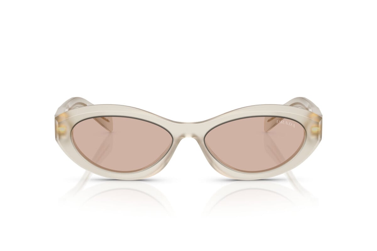 PRADA - 12V4I2 LATTE OPALE | OCCHIALE DA SOLE DONNA - PR 26ZS CALIBRO 55