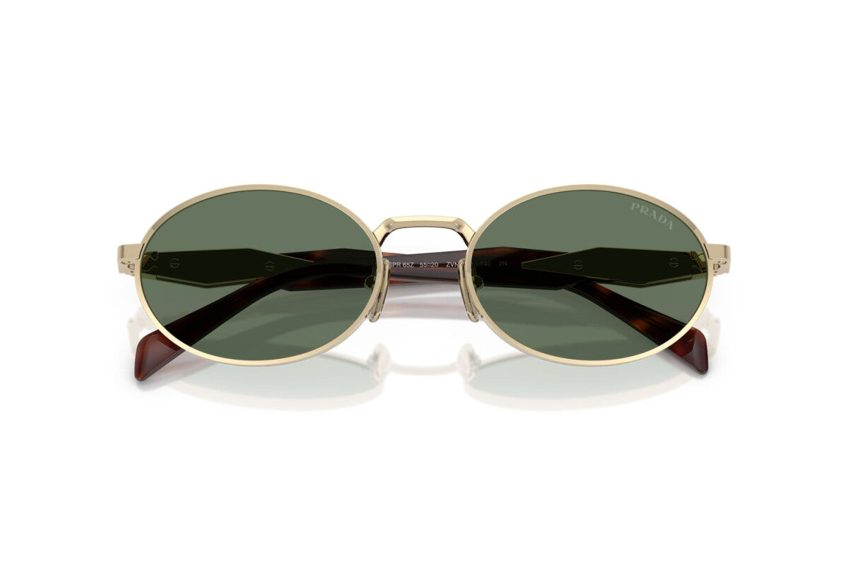 PRADA - ZVN70L ORO PALLIDO | OCCHIALE DA SOLE DONNA - PR 65ZS CALIBRO 55