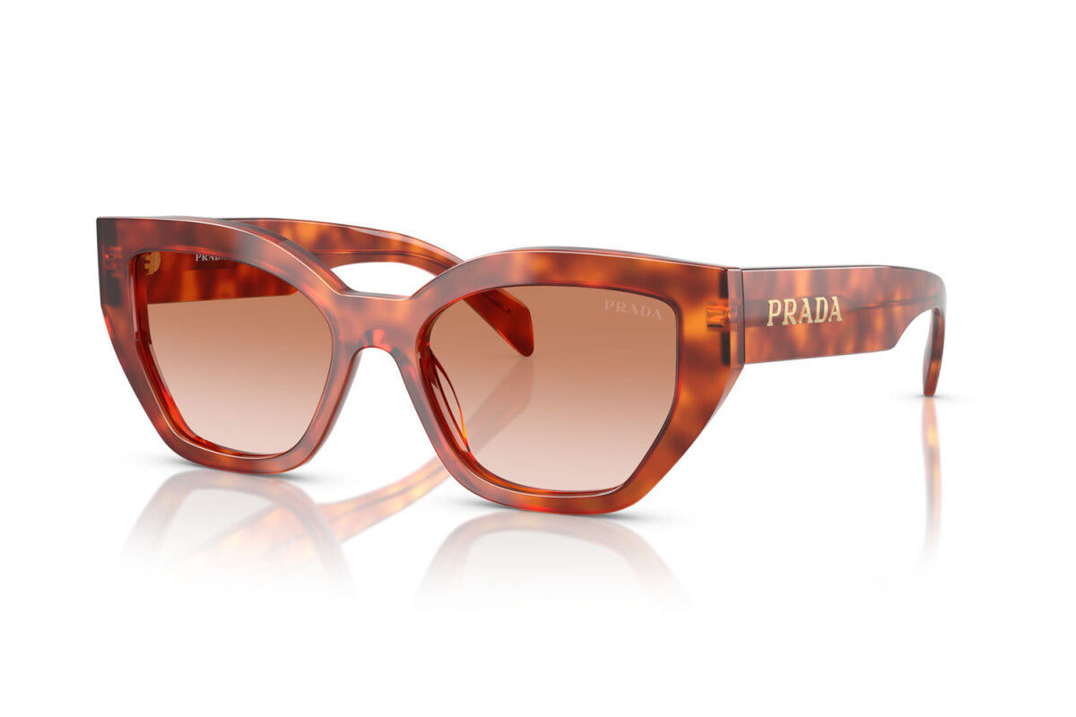 PRADA - 11P70E TARTARUGA COGNAC | OCCHIALE DA SOLE DONNA - PR A09S CALIBRO 53