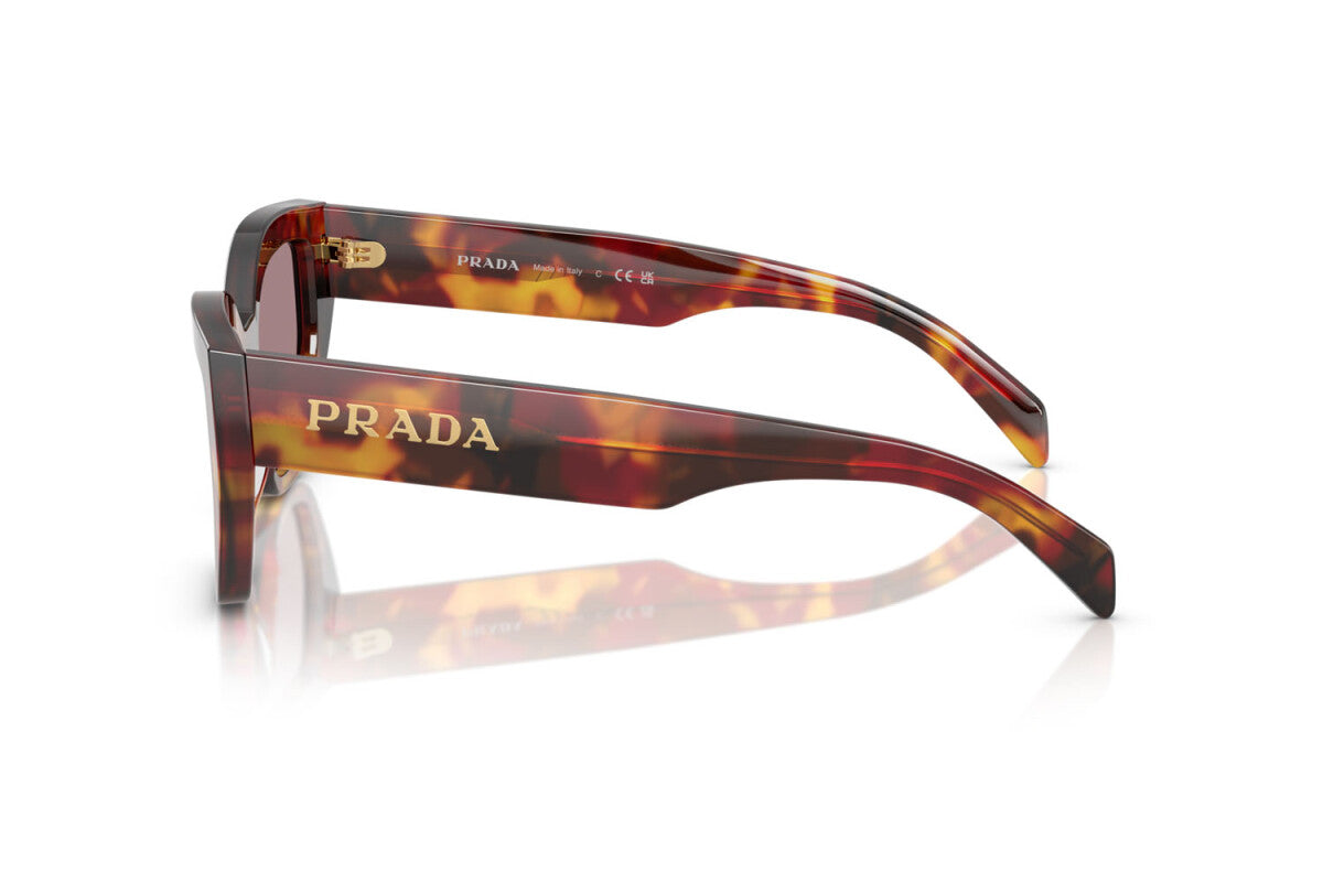 PRADA - 22A20I TARTARUGA PAPAVERO | OCCHIALE DA SOLE DONNA - PR A09S CALIBRO 53