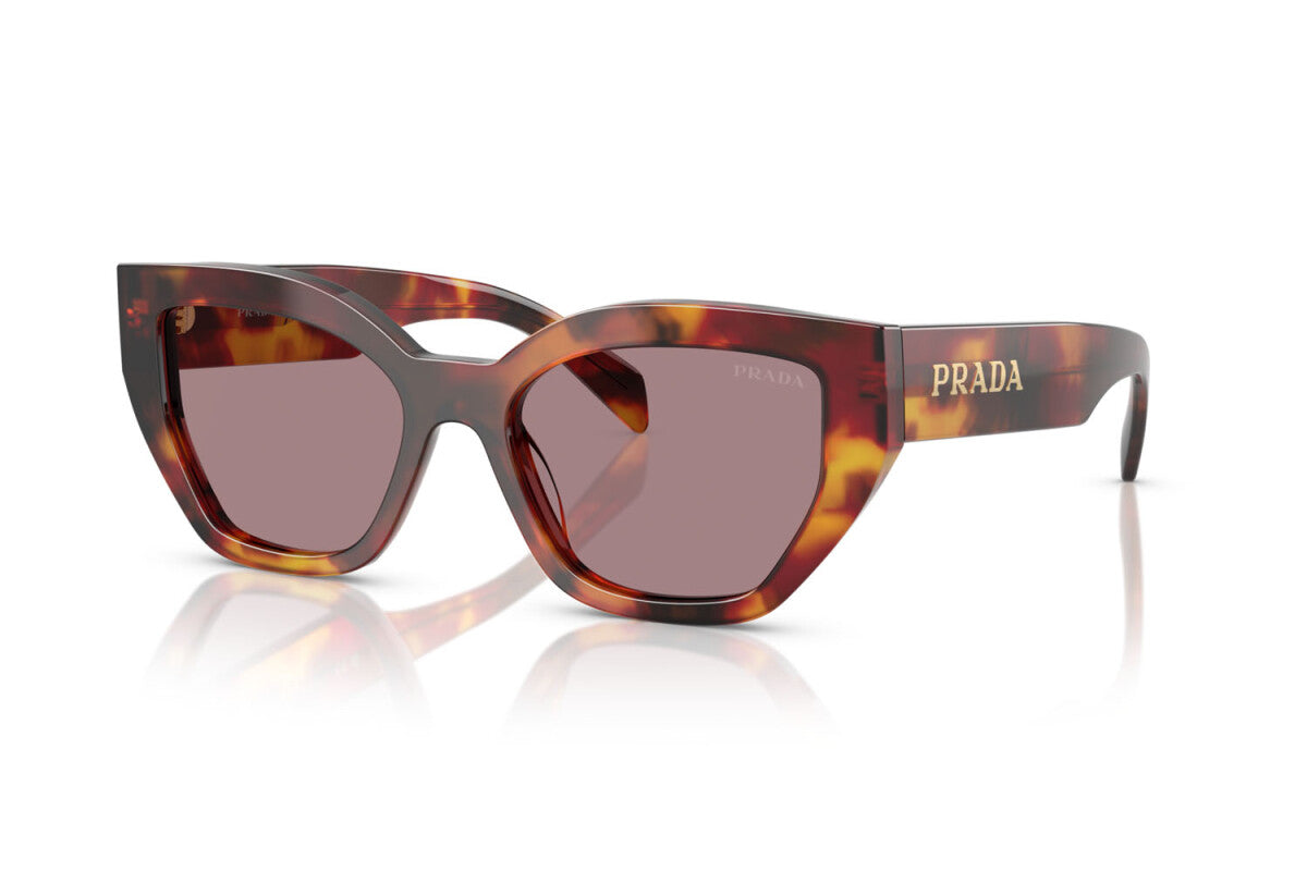 PRADA - 22A20I TARTARUGA PAPAVERO | OCCHIALE DA SOLE DONNA - PR A09S CALIBRO 53