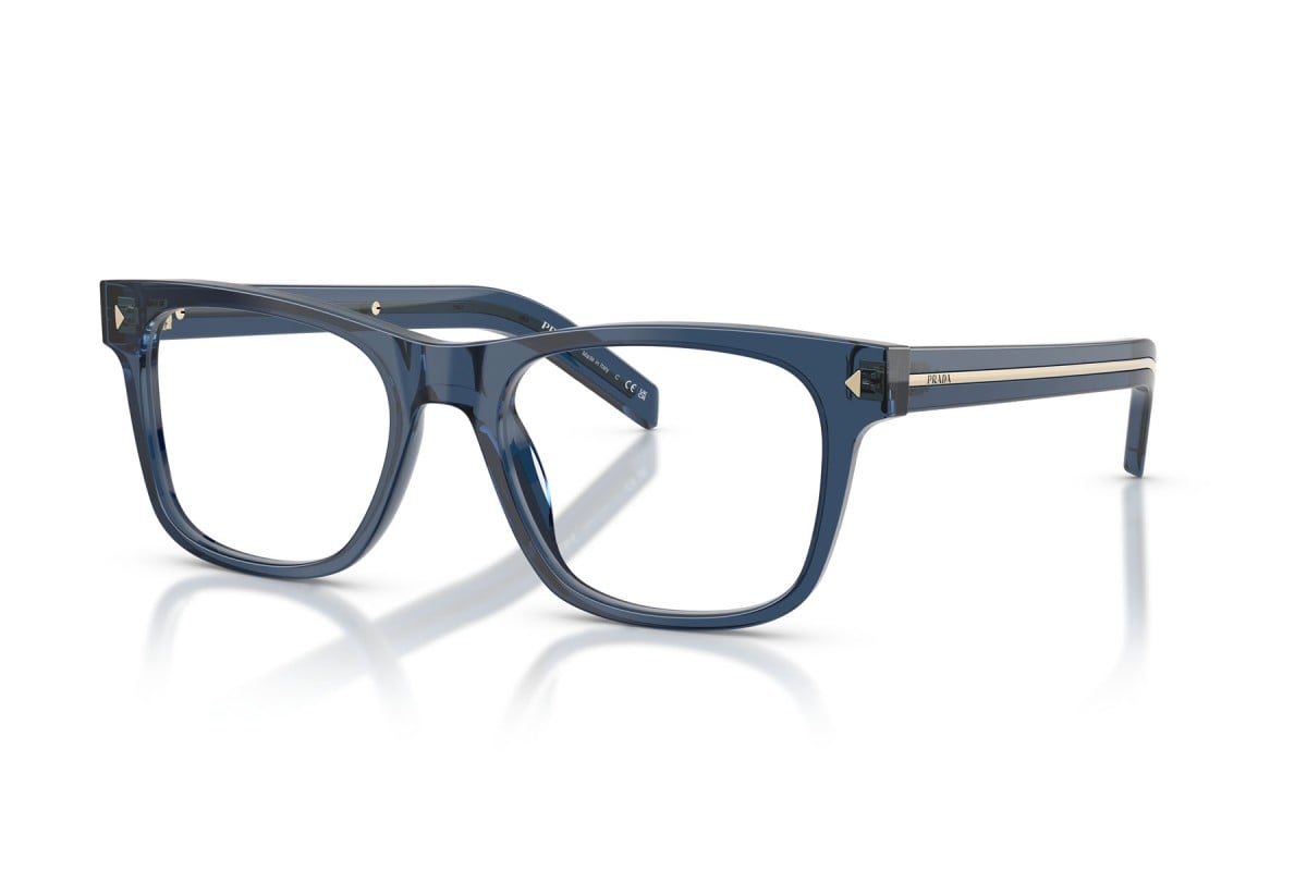 OCCHIALE DA VISTA UOMO | PRADA PR A13V - 08Q1O1 EMATITE - CALIBRO 52