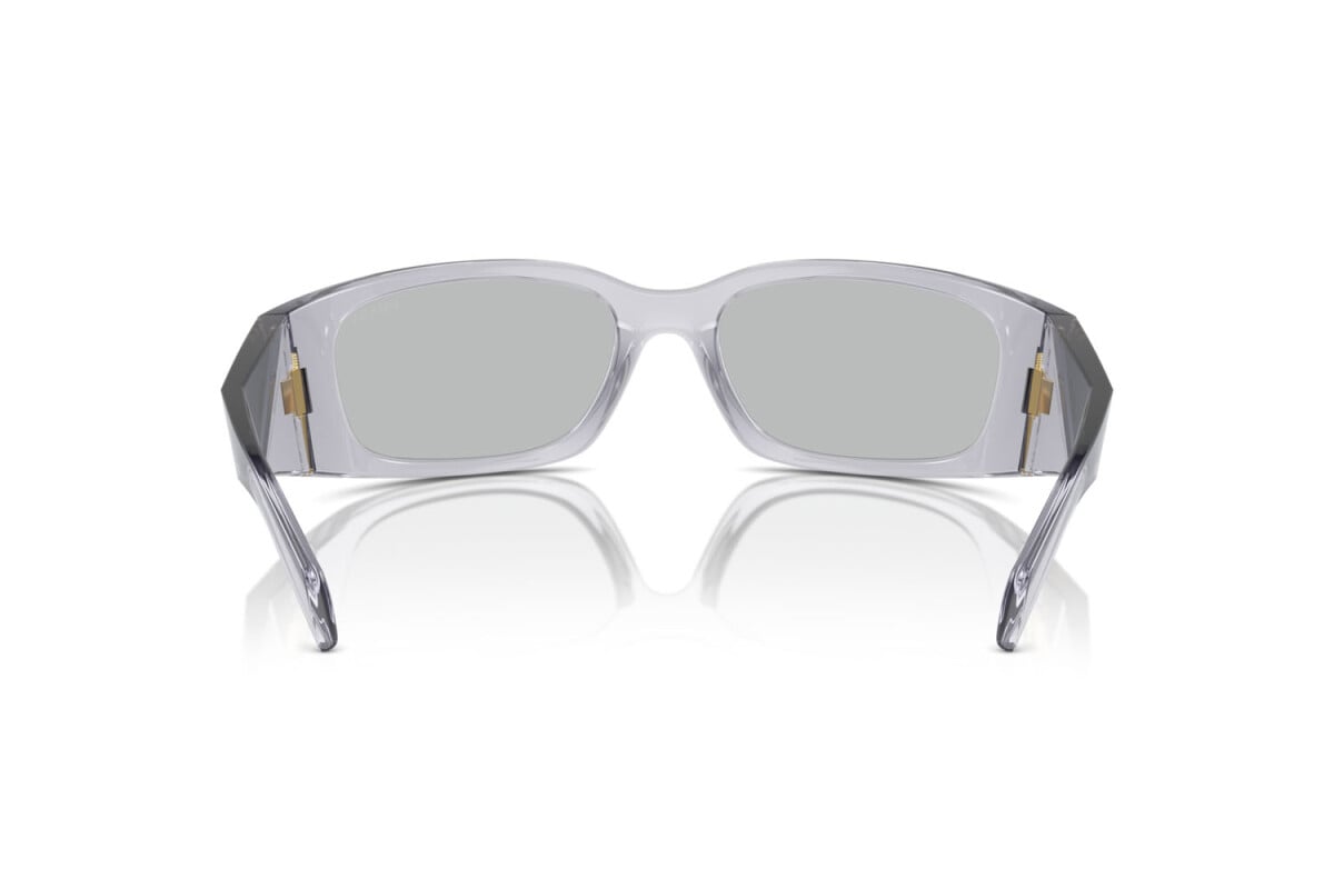 PRADA - 12R30B GRIGIO TRASPARENTE | OCCHIALE DA SOLE DONNA - PR A14S CALIBRO 60