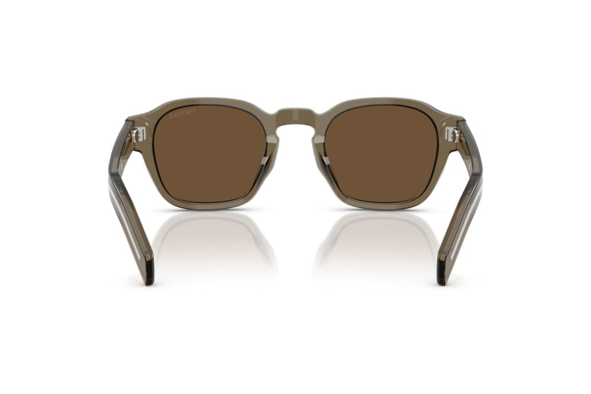 PRADA - 18T70F TERRA TRASPARENTE | OCCHIALE DA SOLE UOMO - PR A16S CALIBRO 52