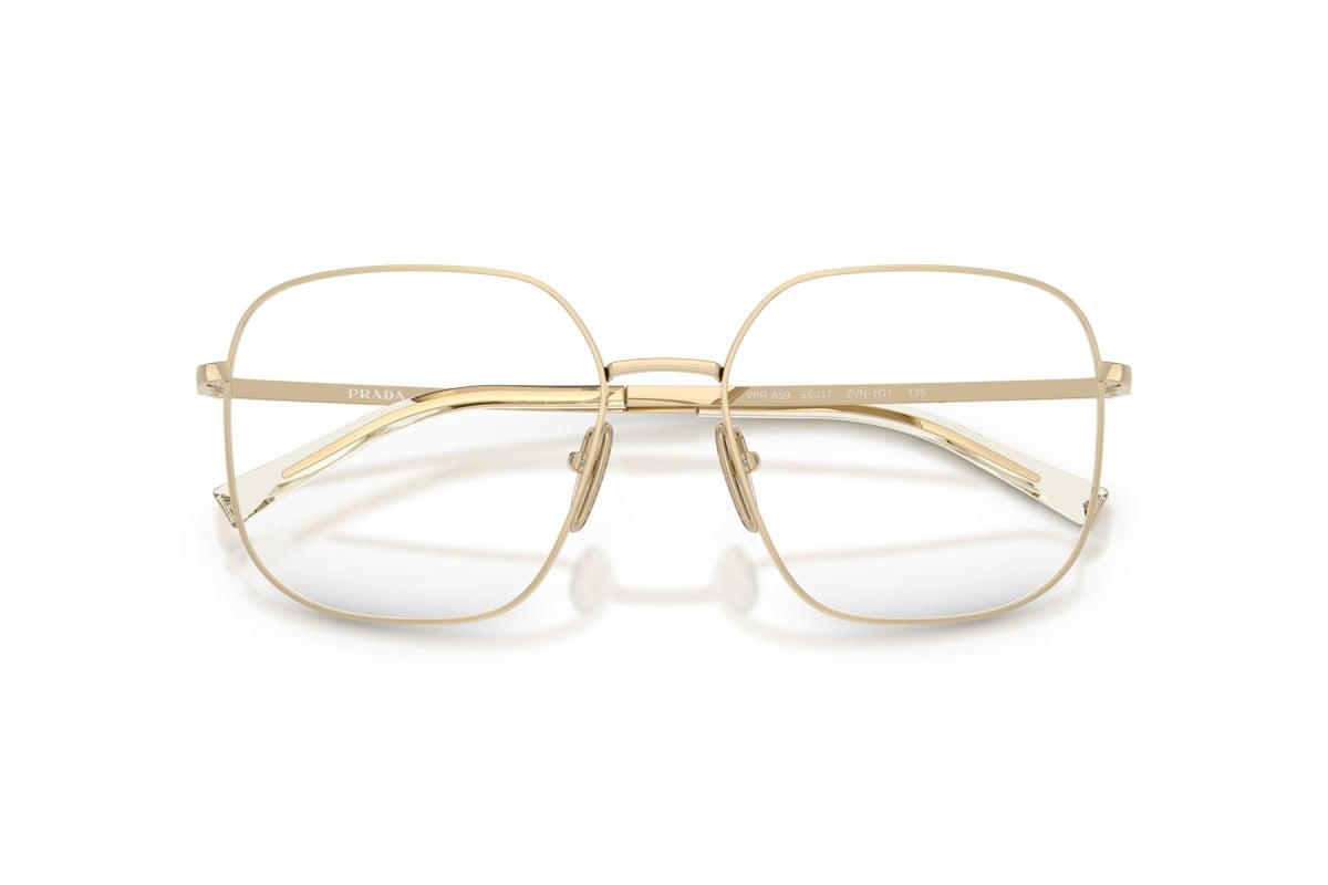 OCCHIALE DA VISTA DONNA | PRADA PR A59V - ZVN1O1 ORO PALLIDO - CALIBRO 53