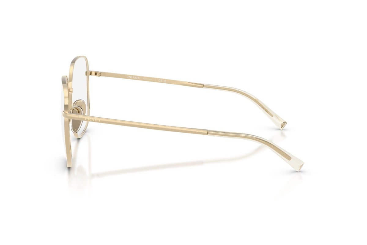 OCCHIALE DA VISTA DONNA | PRADA PR A59V - ZVN1O1 ORO PALLIDO - CALIBRO 53