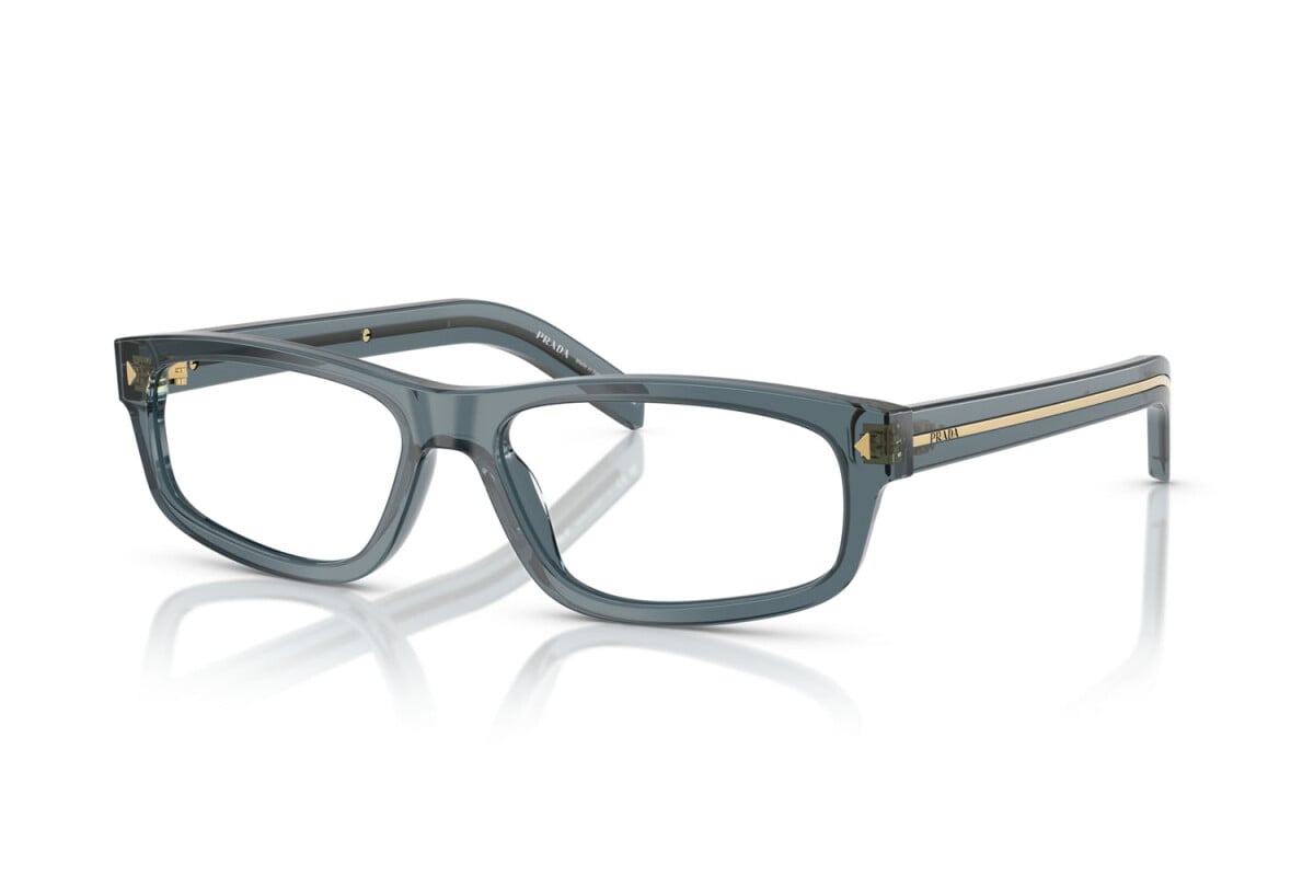 PRADA - 17T1O1 PLACCATO ORO PALLIDO | OCCHIALE DA VISTA UOMO - PR B02V CALIBRO 55