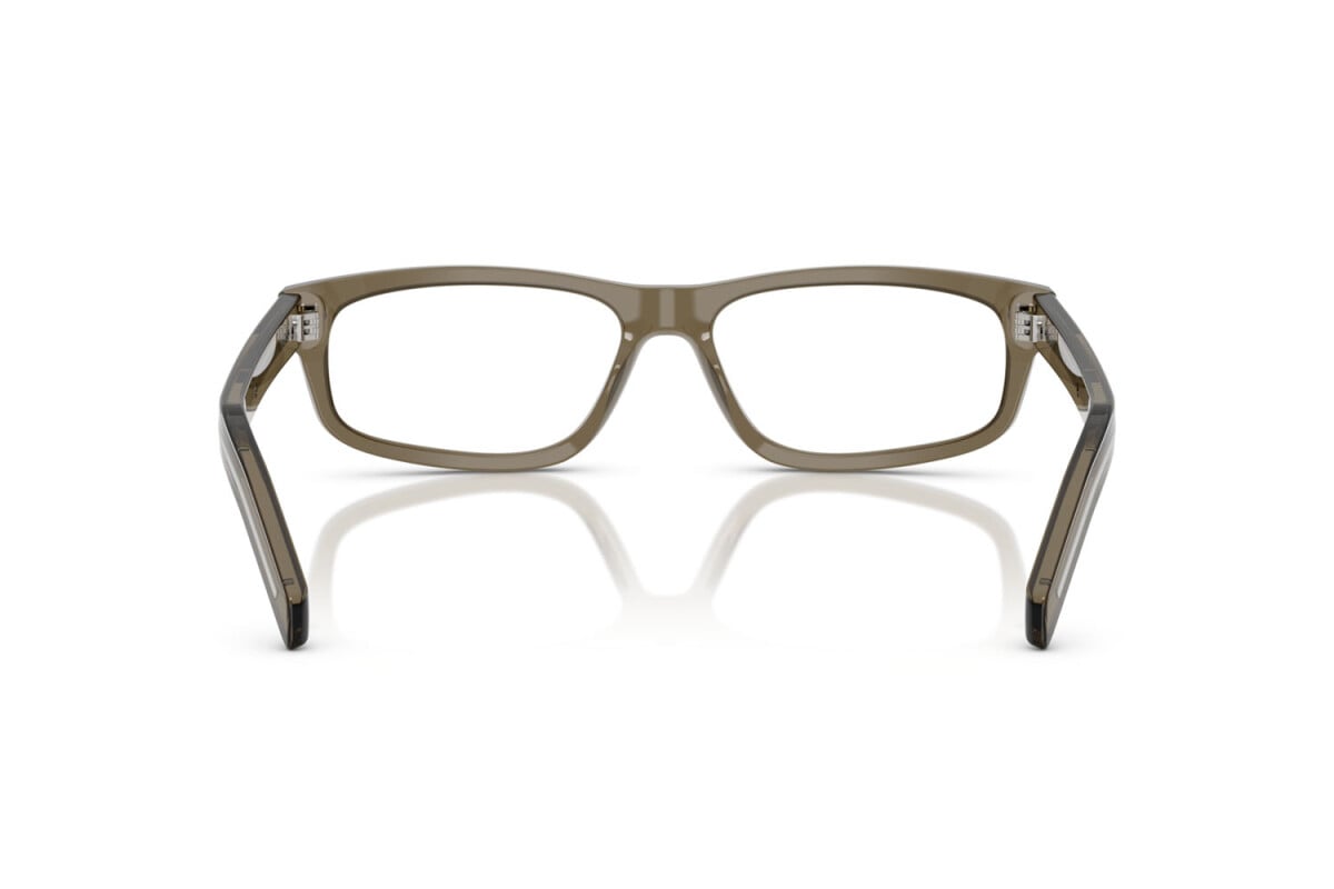 PRADA - 18T1O1 MARRONE TRASPARENTE | OCCHIALE DA VISTA UOMO - PR B02V CALIBRO 57