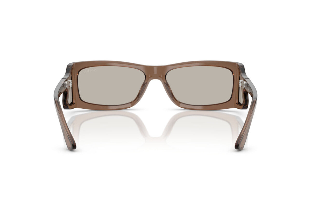 PRADA - 16W5J2 MARRONE TRASPARENTE | OCCHIALE DA SOLE UOMO - PR B03S CALIBRO 56