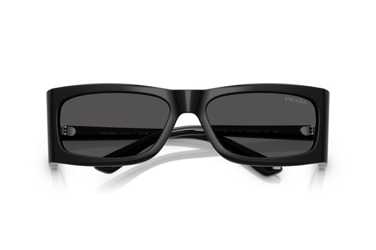 PRADA - 1AB5S0 NERO | OCCHIALE DA SOLE UOMO - PR B03S CALIBRO 56