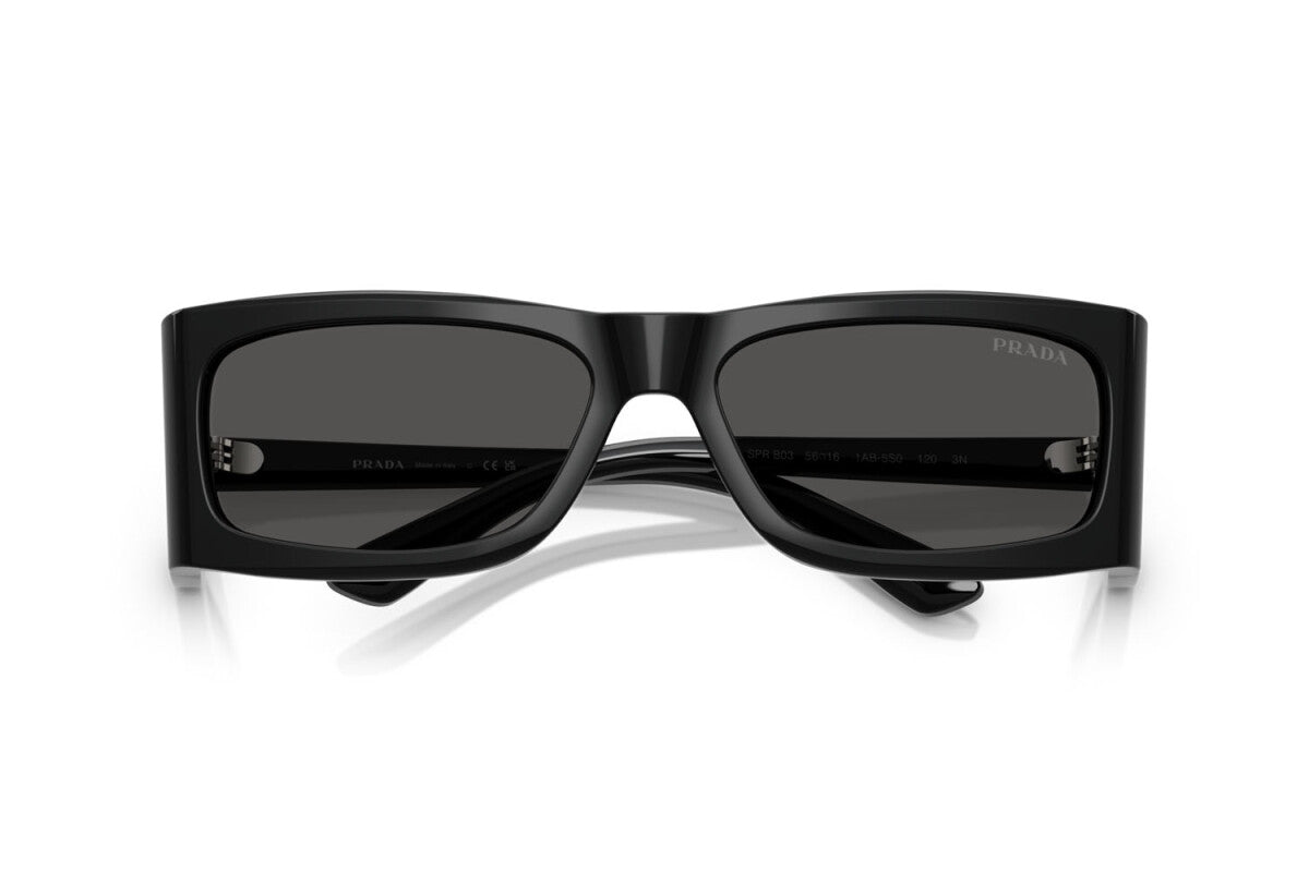 PRADA - 1AB5S0 NERO | OCCHIALE DA SOLE UOMO - PR B03S CALIBRO 56