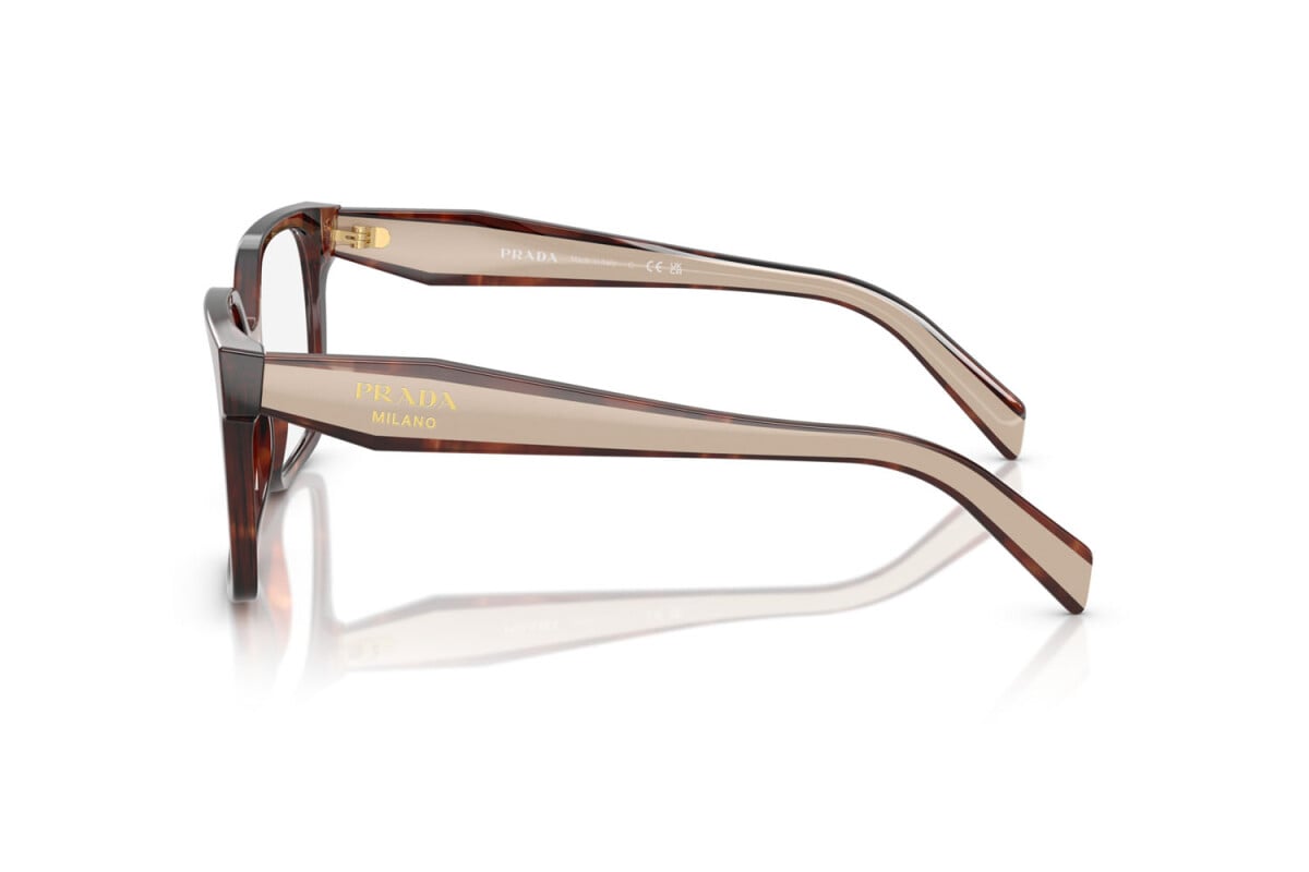 PRADA - 07R1O1 CARAMELLO AVANA | OCCHIALE DA VISTA DONNA - PR B03V CALIBRO 54