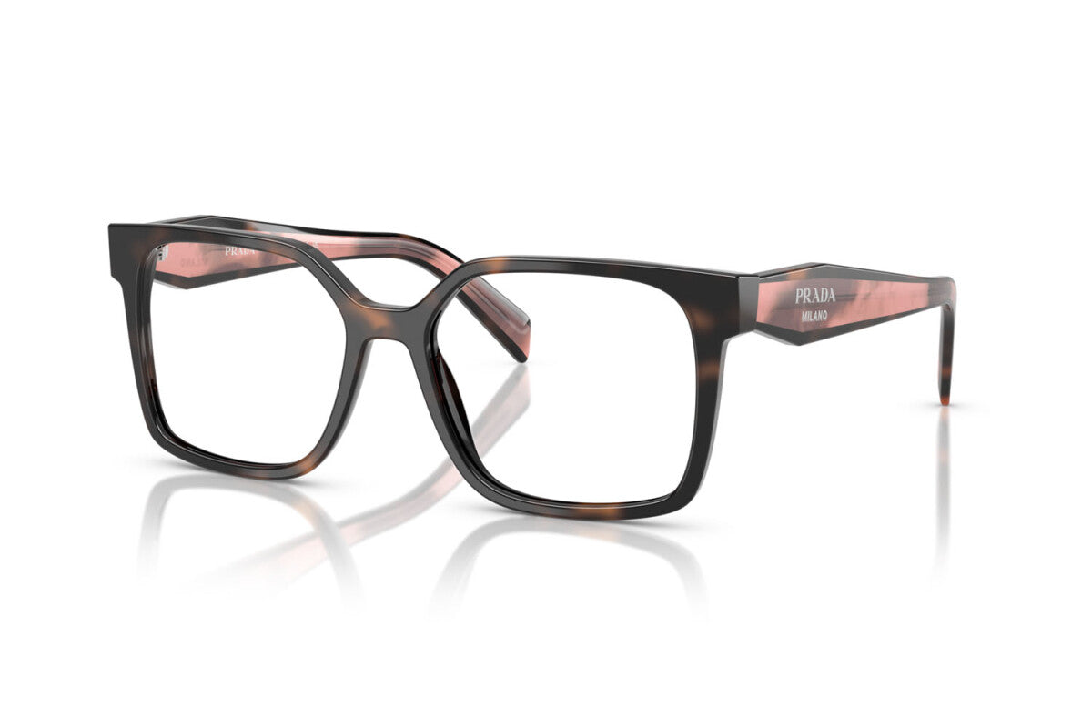 PRADA - 23A1O1 TARTARUGA MALVA | OCCHIALE DA VISTA DONNA - PR B03V CALIBRO 52