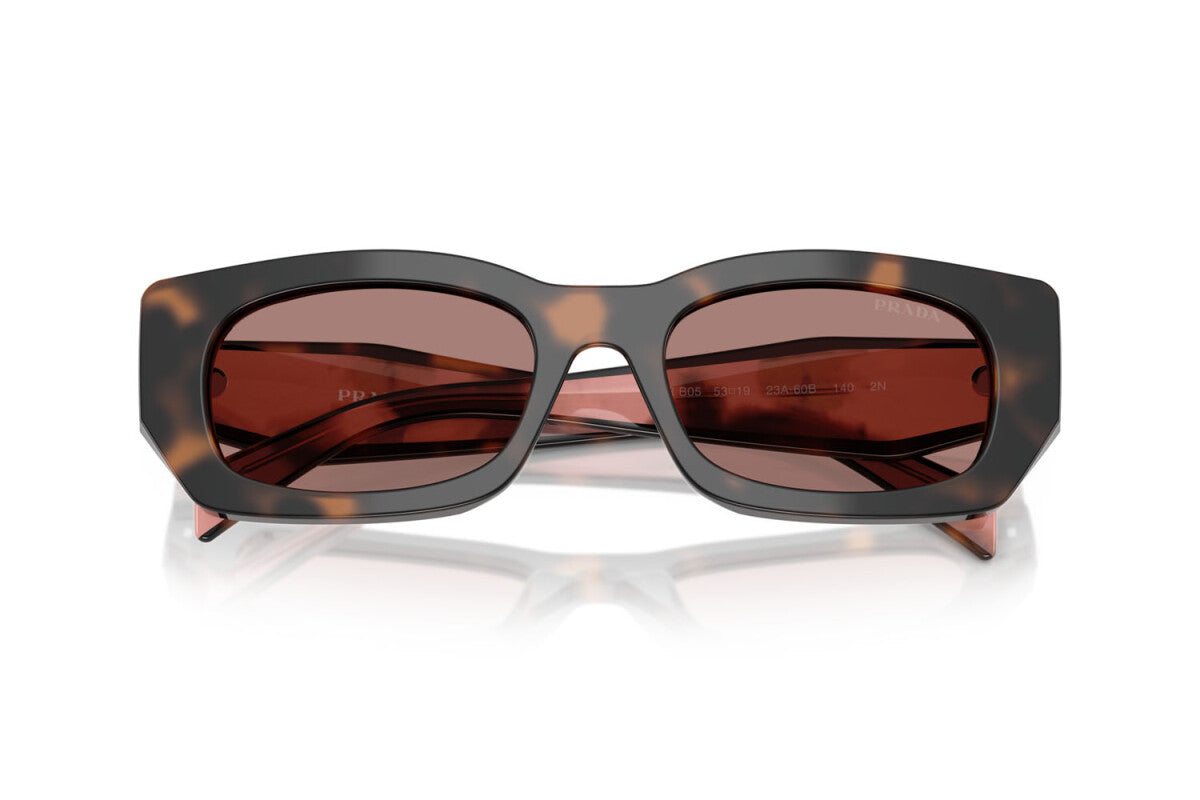 PRADA - 23A60B TARTARUGA MALVA | OCCHIALE DA SOLE DONNA - PR B05S CALIBRO 53