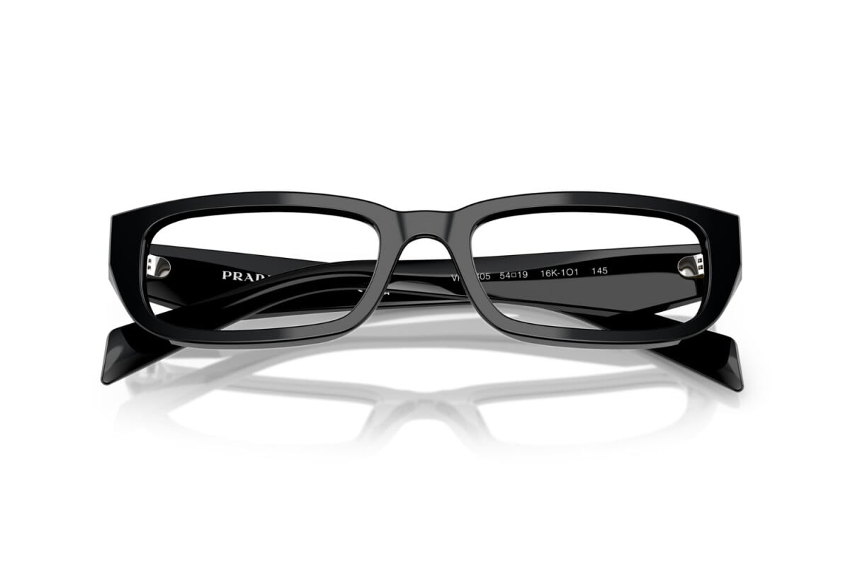 PRADA - 16K1O1 NOTTE NERA/ARGENTO | OCCHIALE DA VISTA DONNA - PR B05V CALIBRO 52