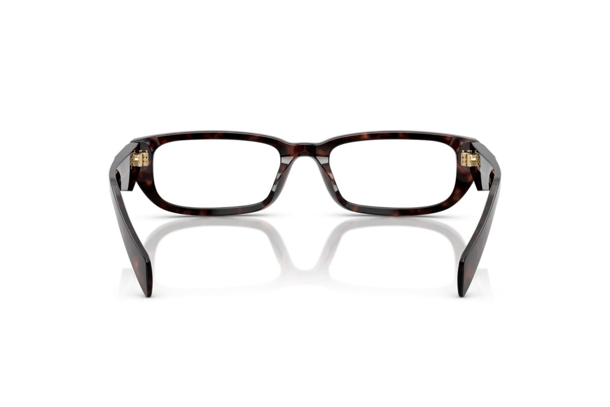 PRADA - 17N1O1 TARTARUGA NERA/MEDIA | OCCHIALE DA VISTA DONNA - PR B05V CALIBRO 52