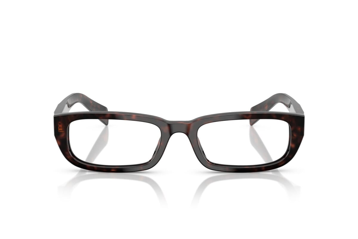 PRADA - 17N1O1 TARTARUGA NERA/MEDIA | OCCHIALE DA VISTA DONNA - PR B05V CALIBRO 52