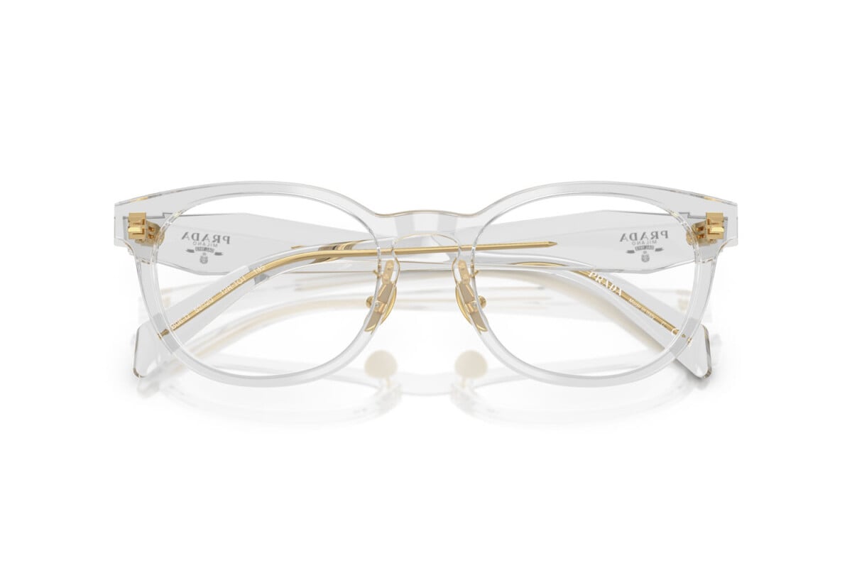 PRADA - 12R1O1 GRIGIO TRASPARENTE | OCCHIALE DA VISTA DONNA - PR B06VD CALIBRO 50