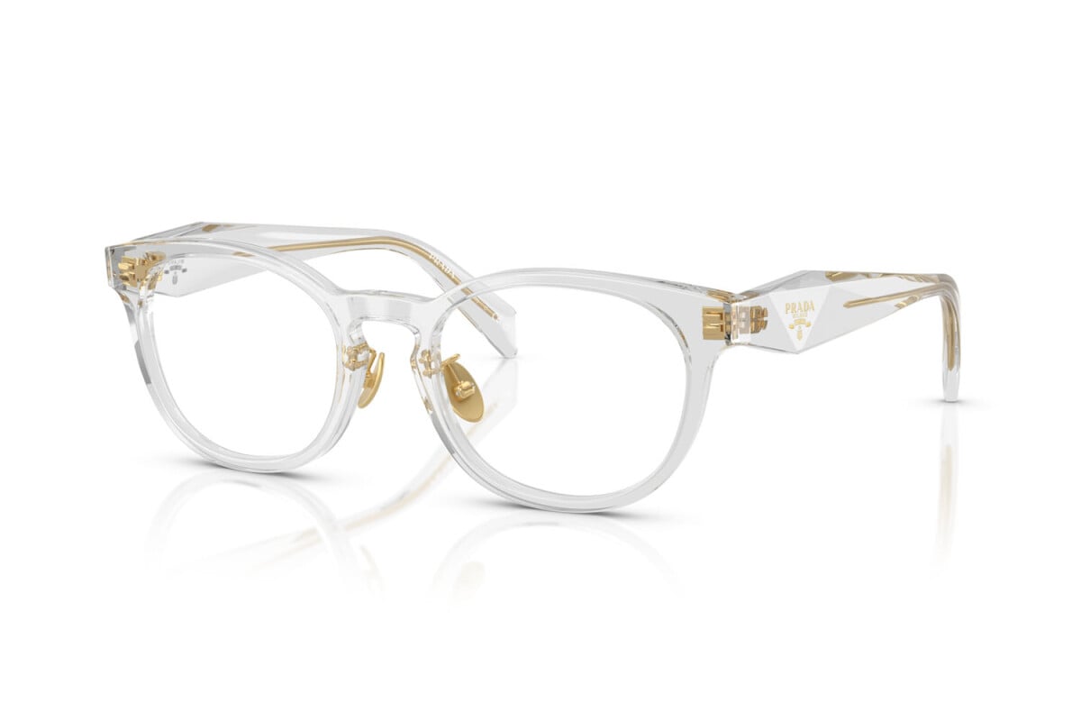 PRADA - 12R1O1 GRIGIO TRASPARENTE | OCCHIALE DA VISTA DONNA - PR B06VD CALIBRO 50