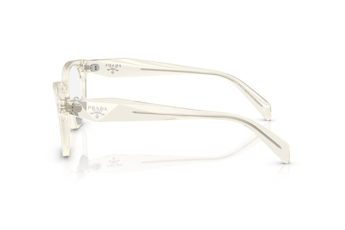 PRADA - 19X1O1 GRIGIO OPACO/VERDE | OCCHIALE DA VISTA DONNA - PR B06VD CALIBRO 50