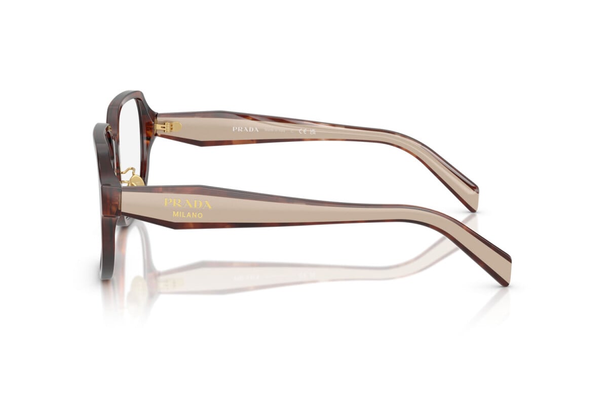 PRADA - 07R1O1 CARAMELLO AVANA | OCCHIALE DA VISTA DONNA - PR B07VD CALIBRO 56