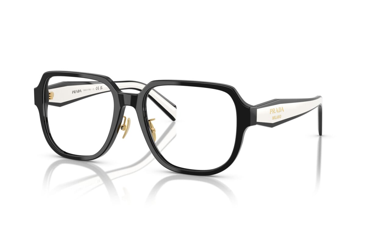 PRADA - 16K1O1 NERO | OCCHIALE DA VISTA DONNA - PR B07VD CALIBRO 56