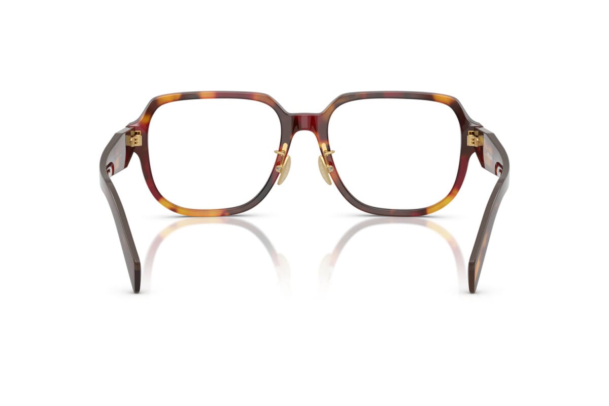 PRADA - 22A1O1 PAPAVERO TARTARUGA/BORDEAUX | OCCHIALE DA VISTA DONNA - PR B07VD CALIBRO 56