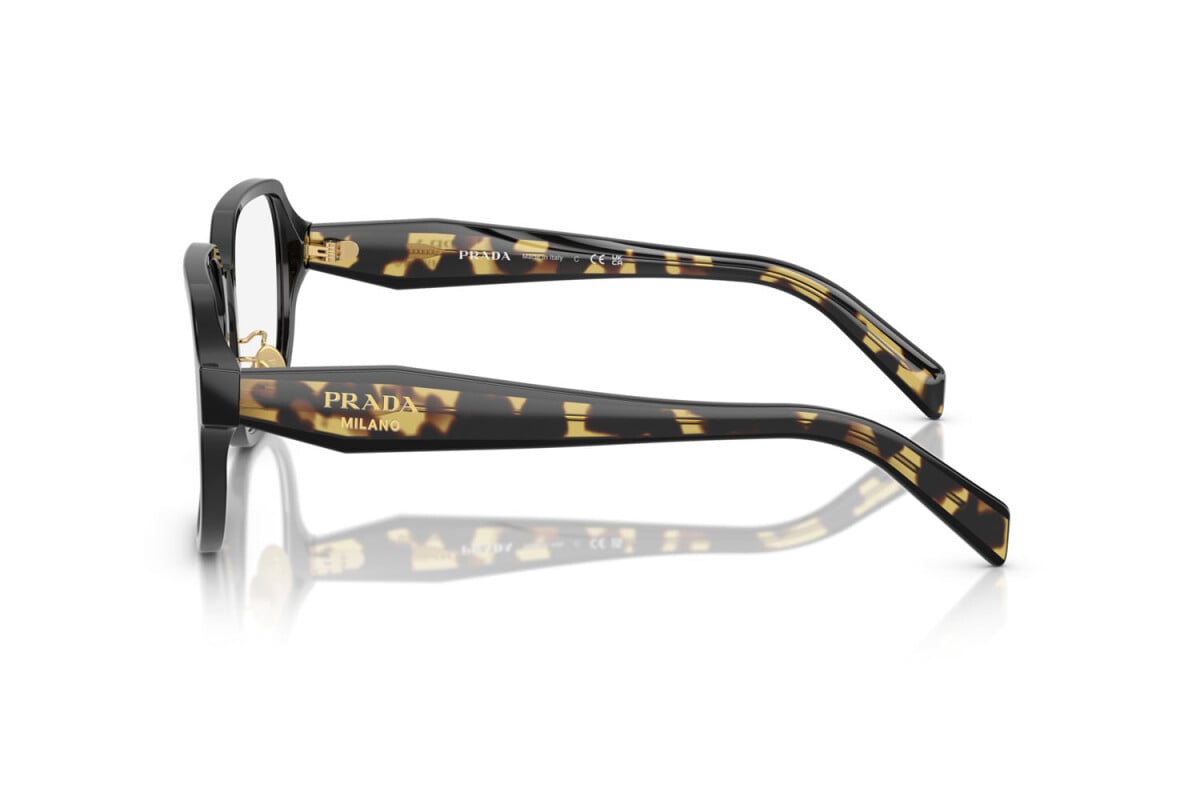 PRADA - 3891O1 TARTARUGA NERA/MEDIA | OCCHIALE DA VISTA DONNA - PR B07VD CALIBRO 56