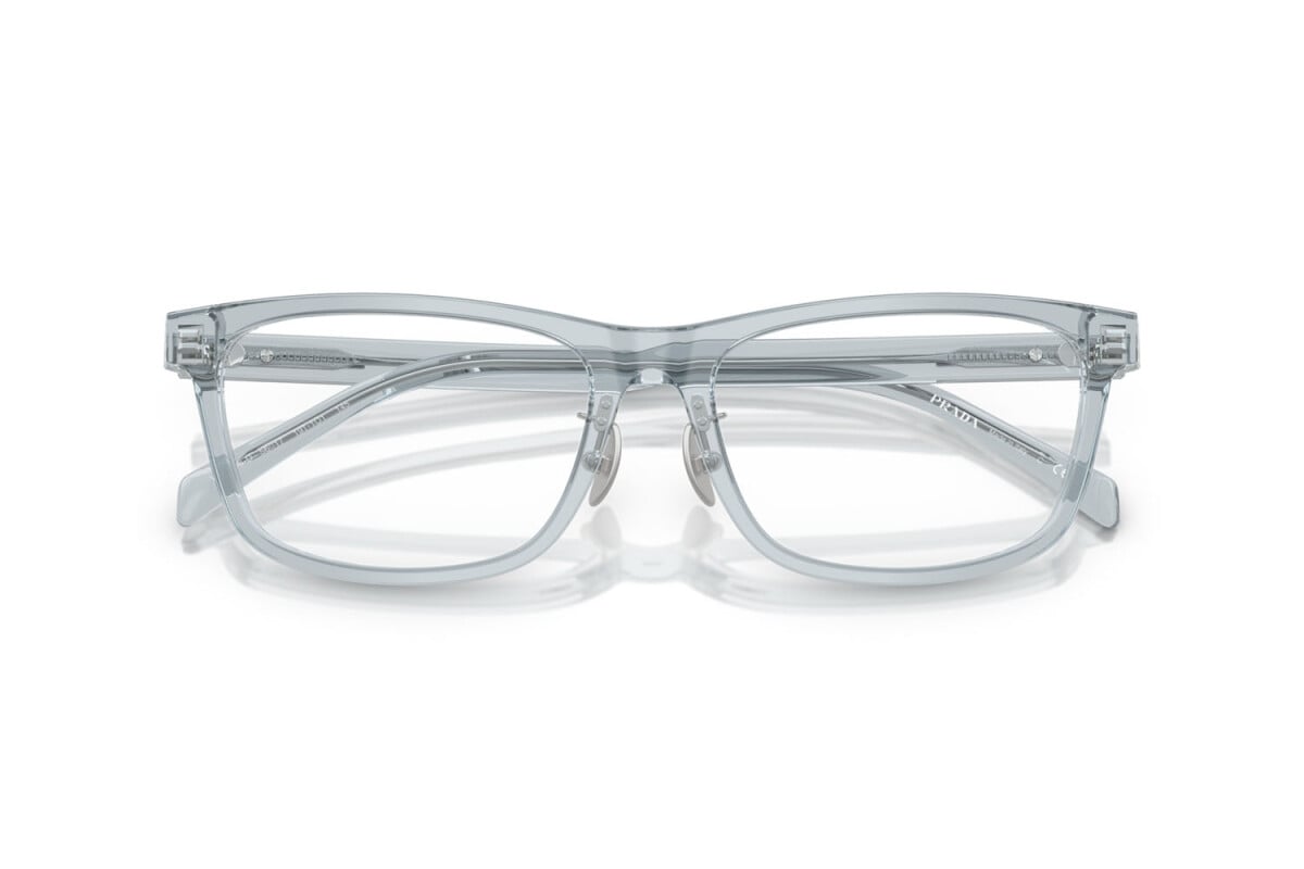 PRADA - 19T1O1 BLU TRASPARENTE | OCCHIALE DA VISTA UOMO - PR B08VD CALIBRO 56