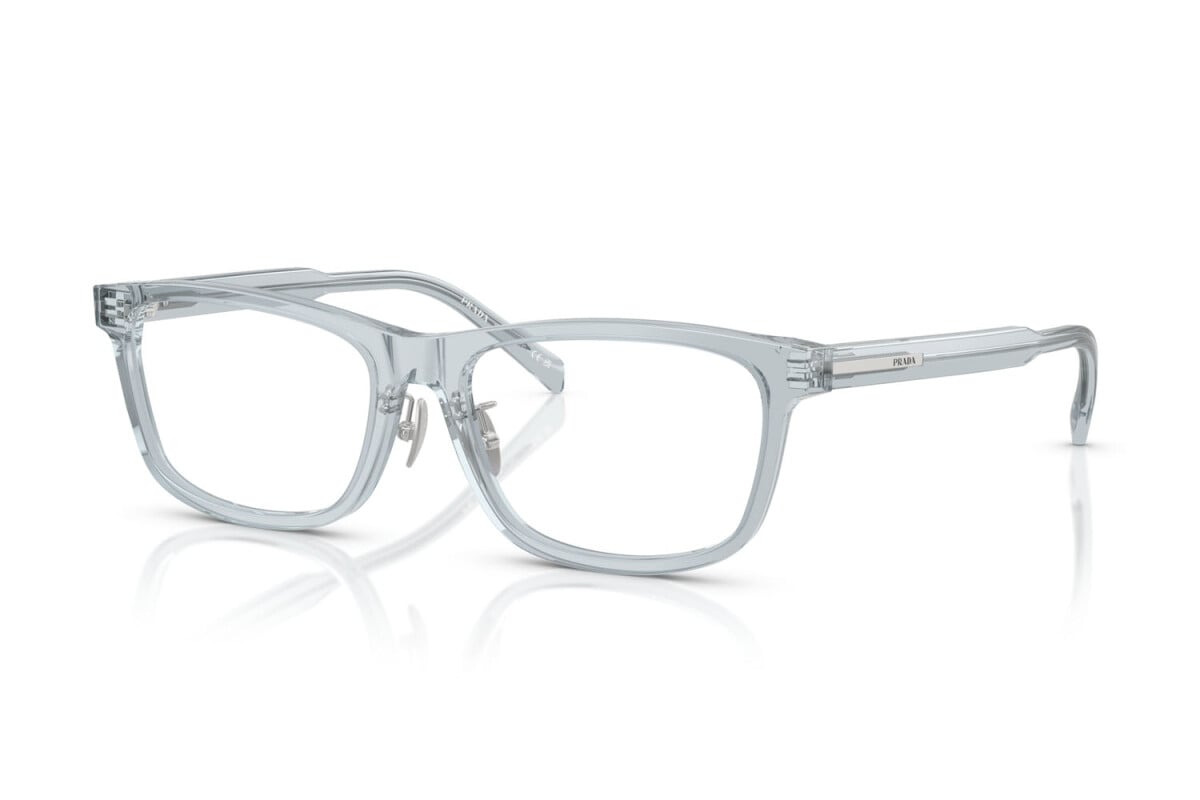 PRADA - 19T1O1 BLU TRASPARENTE | OCCHIALE DA VISTA UOMO - PR B08VD CALIBRO 56