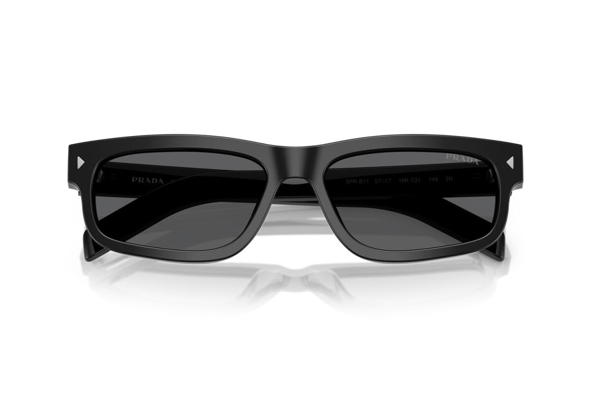 PRADA - 16K731 NERO | OCCHIALE DA SOLE UOMO - PR B11S CALIBRO 57