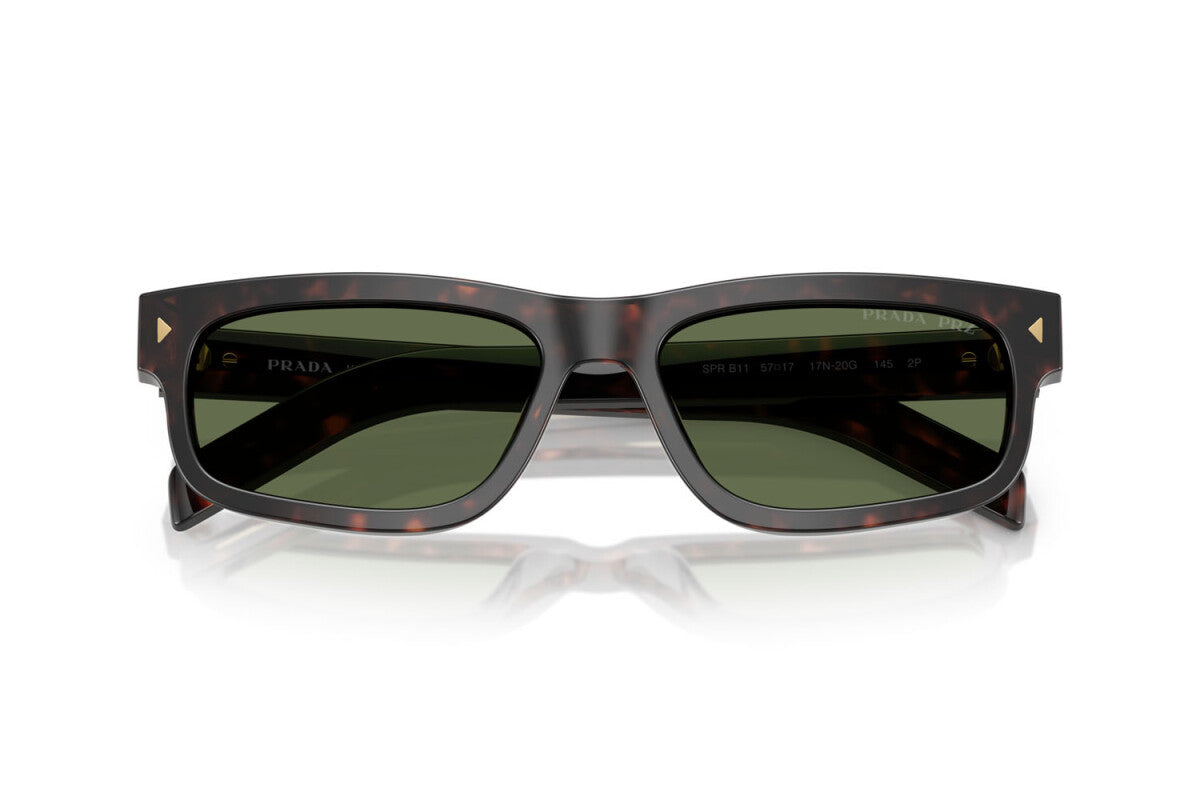 PRADA - 17N20G TARTARUGA DELLE RADICI | OCCHIALE DA SOLE UOMO - PR B11S CALIBRO 57