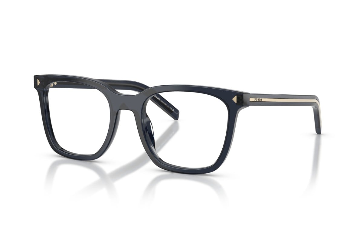 OCCHIALE DA VISTA DONNA | PRADA PR B11V - 08Q1O1 CRISTALLO BLU - CALIBRO 50