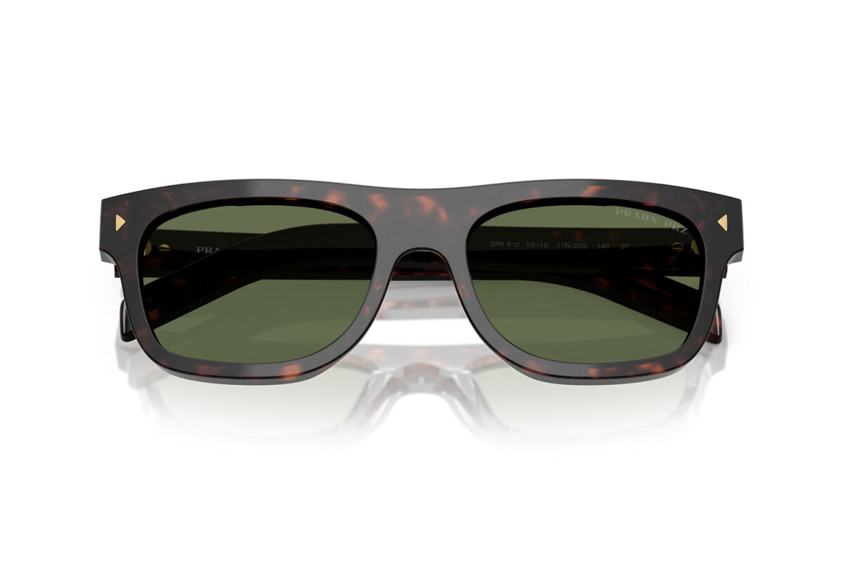 PRADA - 17N20G TARTARUGA DELLE RADICI | OCCHIALE DA SOLE UOMO - PR B12S CALIBRO 55