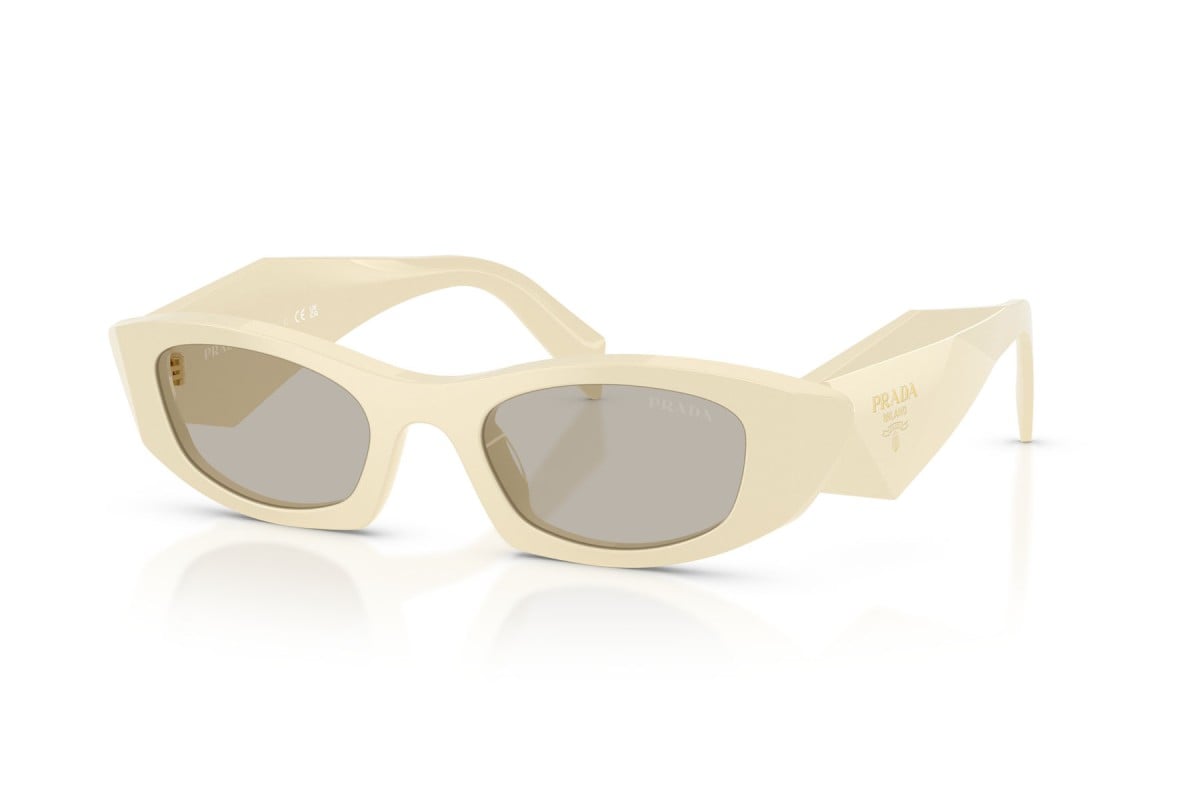 OCCHIALE DA SOLE DONNA | PRADA PR B16S - 21D5J2 LATTE BIANCO - CALIBRO 50