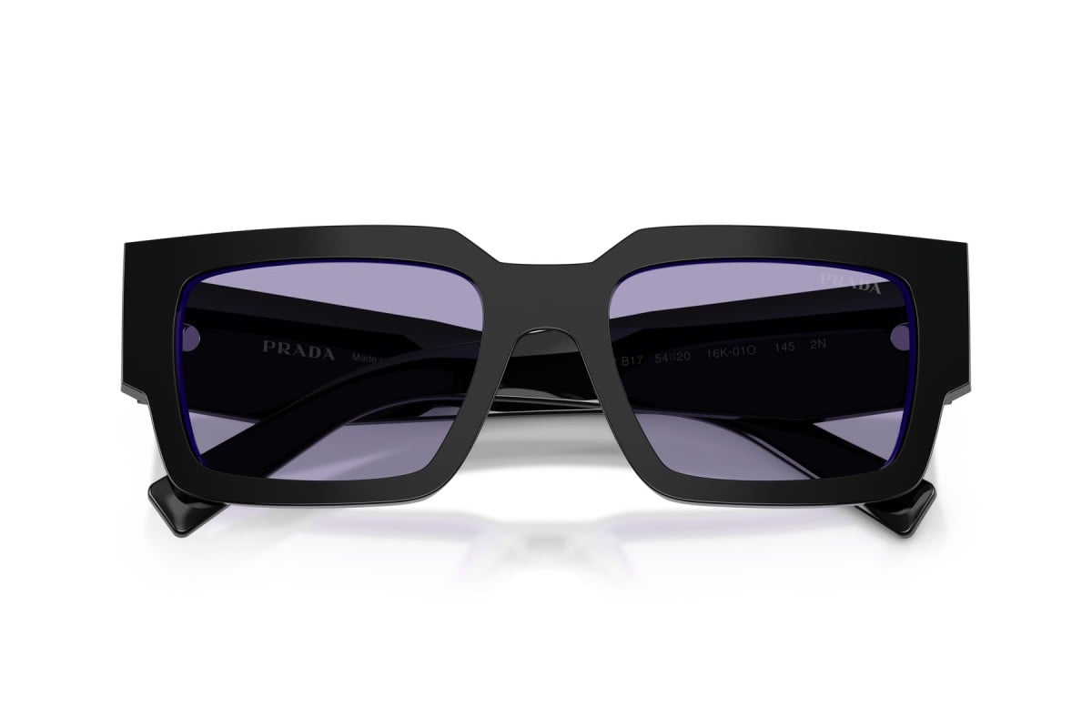 OCCHIALE DA SOLE UOMO | PRADA PR B17S - 16K01O NERO/VIOLA - CALIBRO 54
