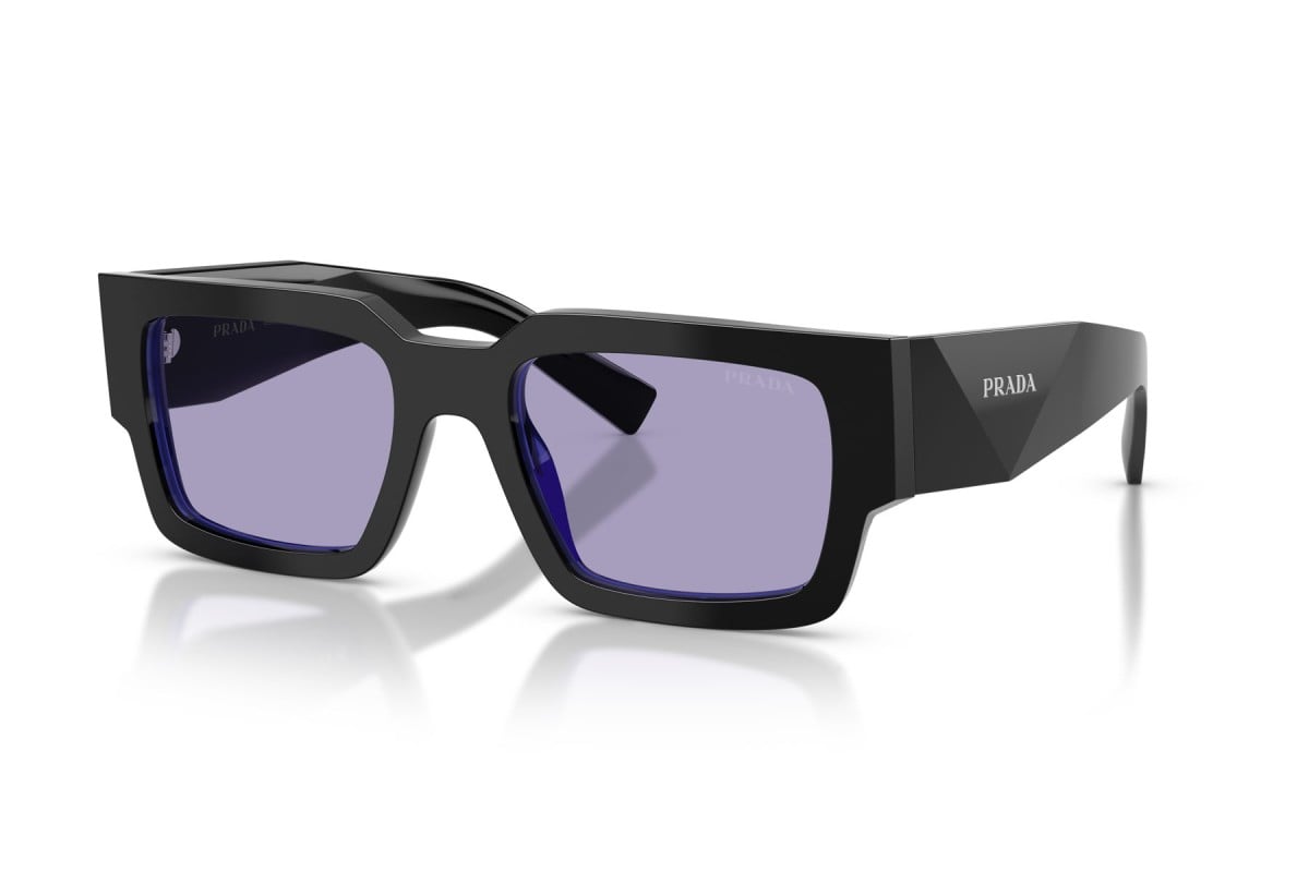 OCCHIALE DA SOLE UOMO | PRADA PR B17S - 16K01O NERO/VIOLA - CALIBRO 54