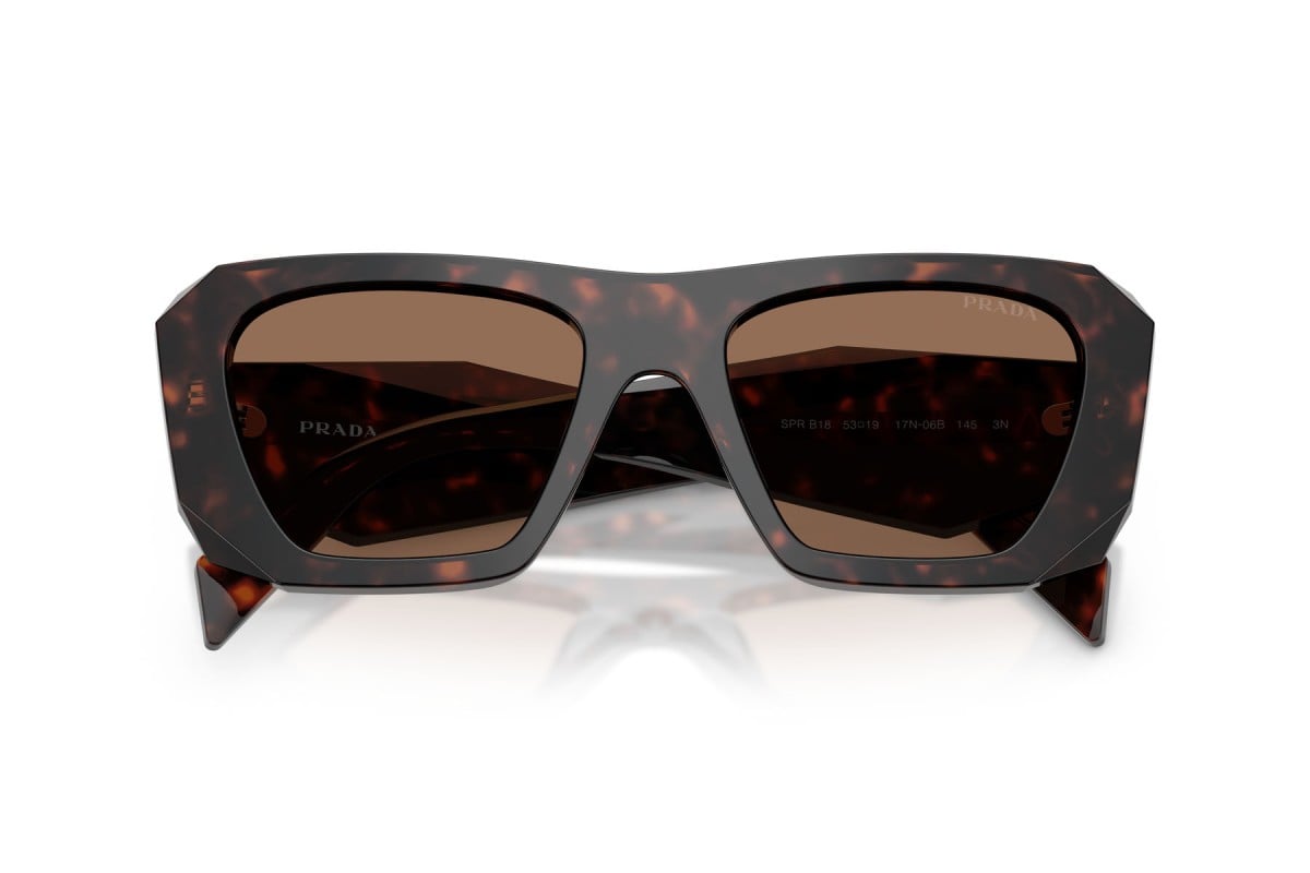 OCCHIALE DA SOLE DONNA | PRADA PR B18S - 17N06B TARTARUGA DELLE RADICI - CALIBRO 53