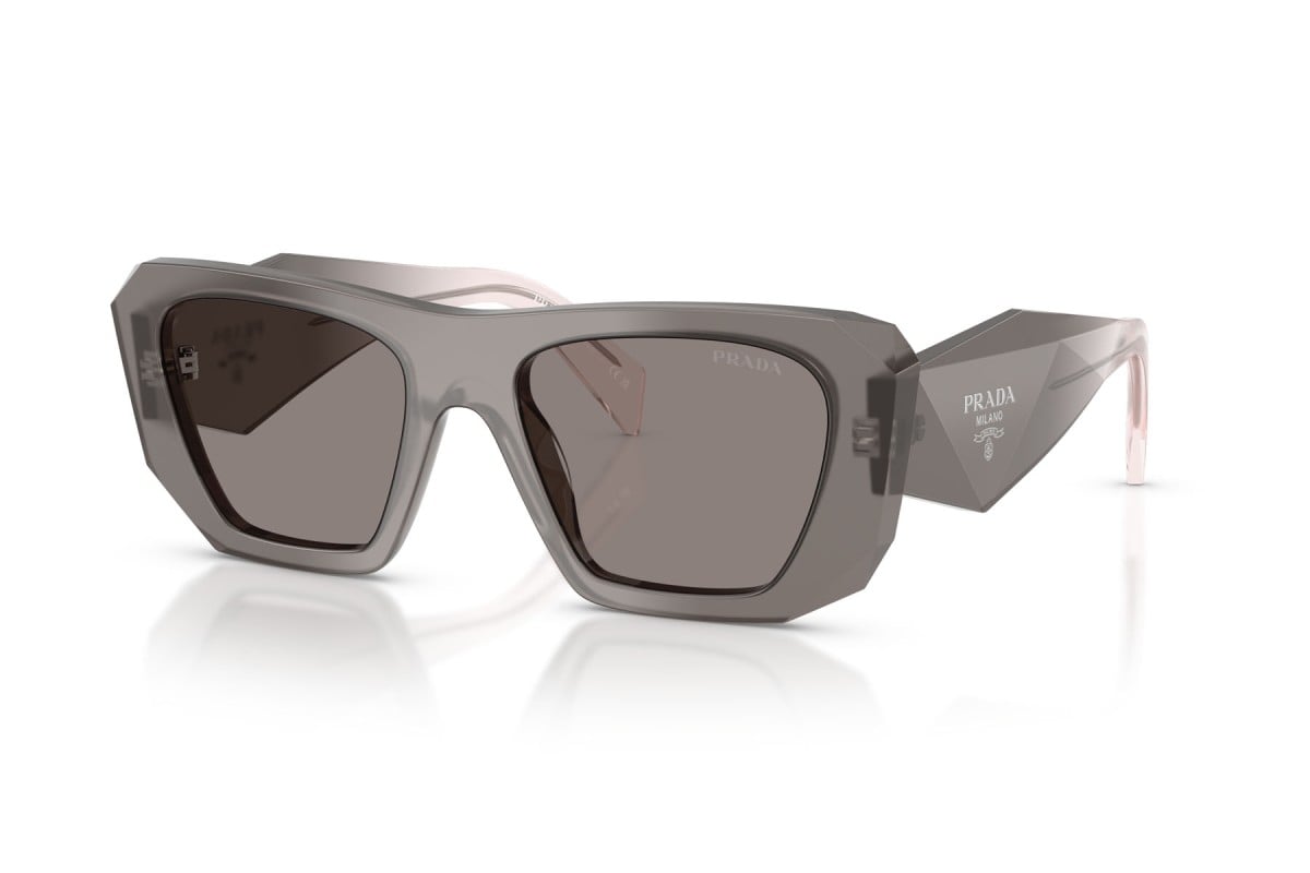 OCCHIALE DA SOLE DONNA | PRADA PR B18S - 20F80Q GRIGIO - CALIBRO 53