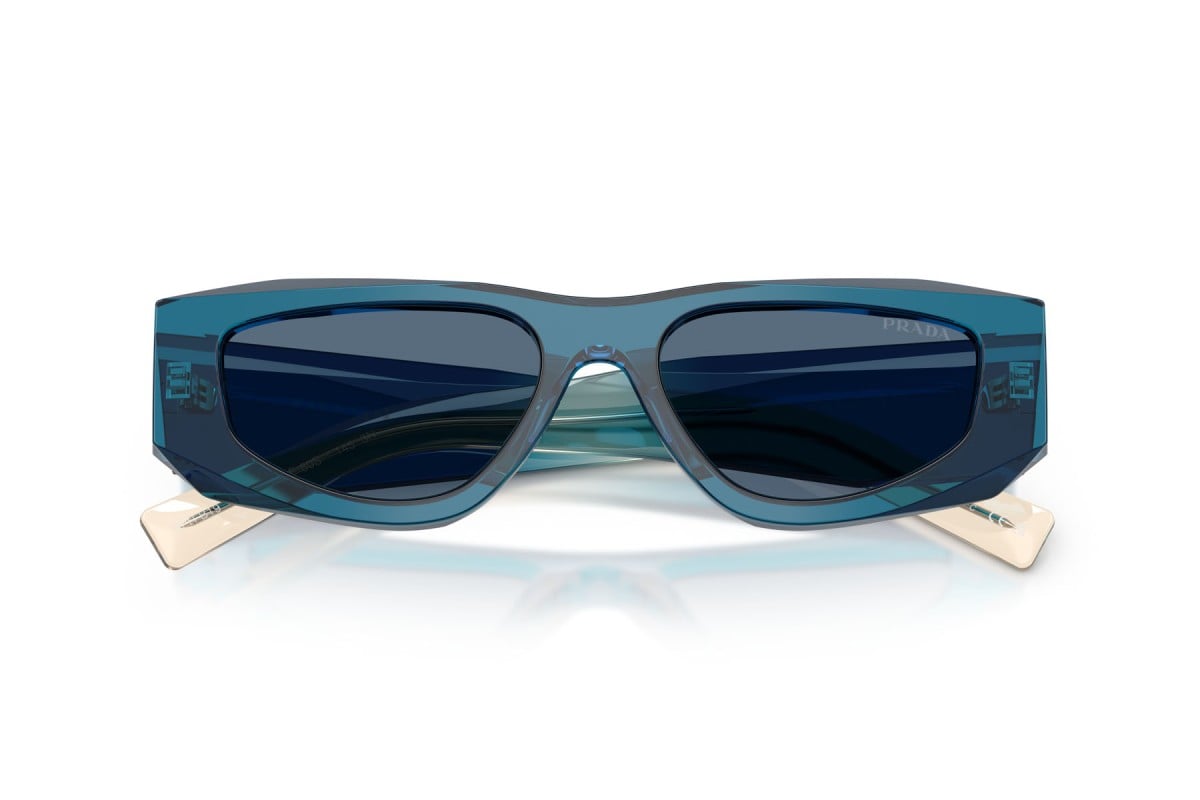 OCCHIALE DA SOLE UOMO | PRADA PR B19S - 24F80S BLU - CALIBRO 52