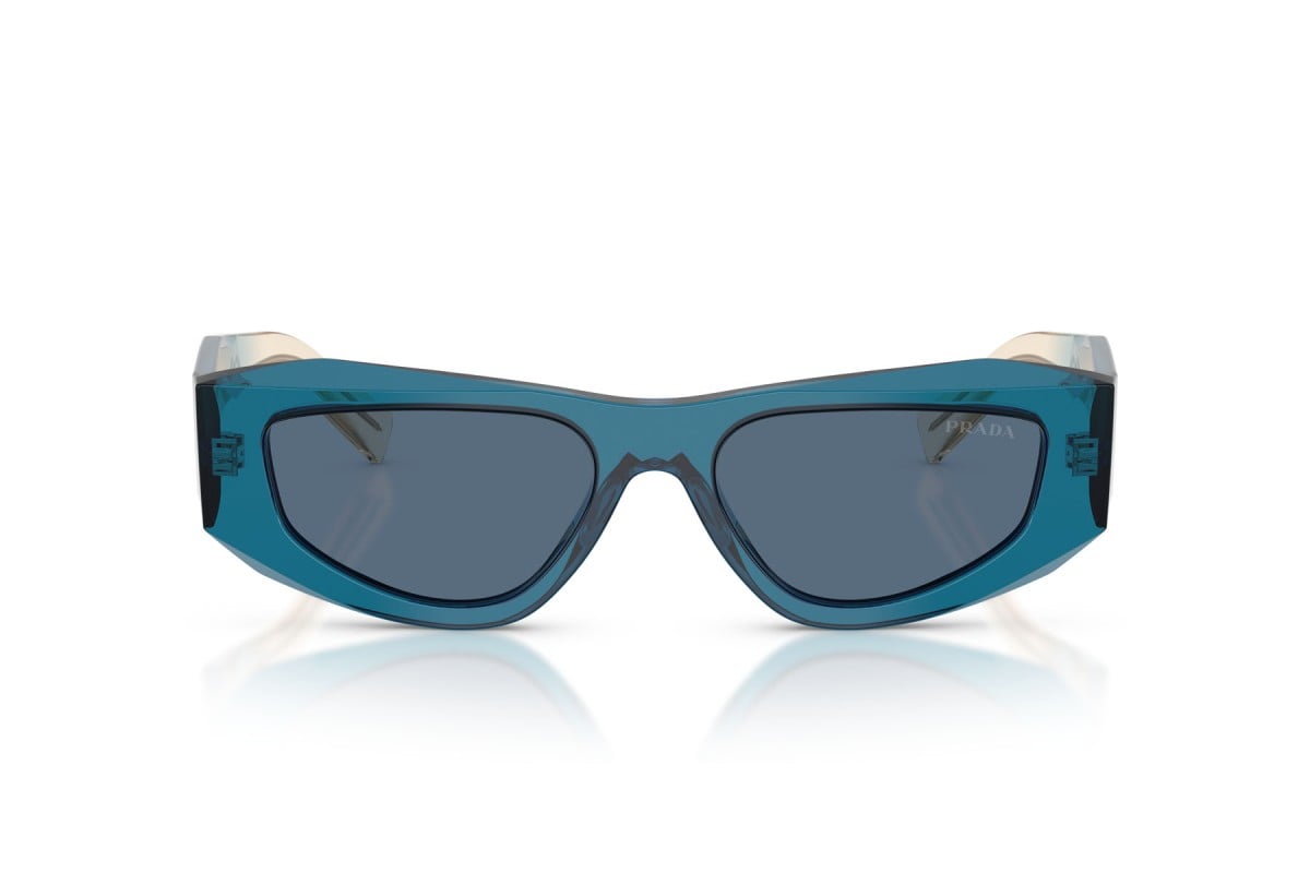 OCCHIALE DA SOLE UOMO | PRADA PR B19S - 24F80S BLU - CALIBRO 52