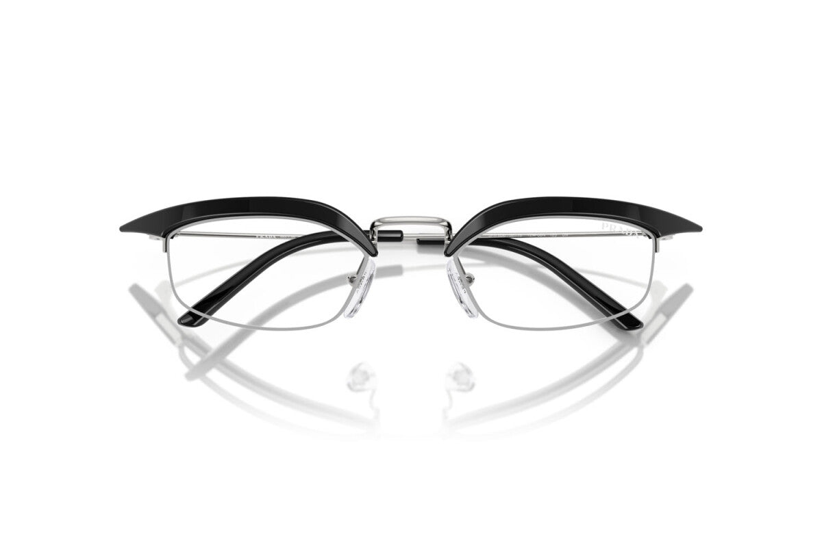 PRADA - TZM08N NERO/ARGENTO | OCCHIALE DA SOLE DONNA - PR B50S CALIBRO 52